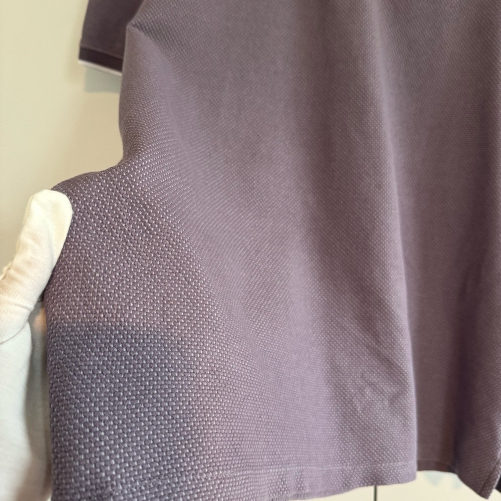 Simons Lavender Polo Shirt – White Trim, Liberty Fabric, Size L​​​​ - Picture 6 of 7